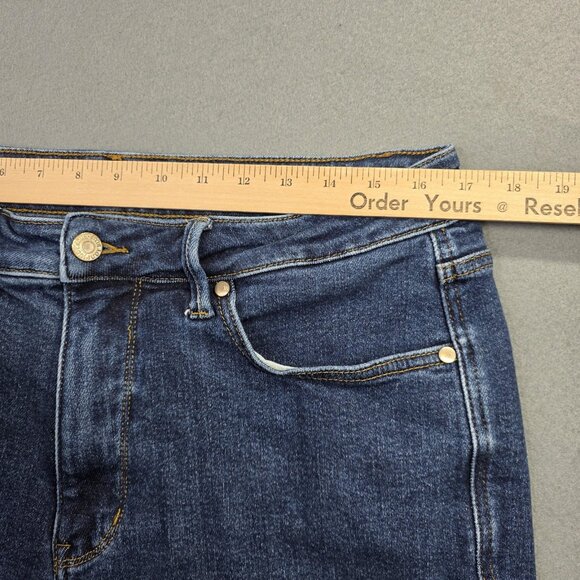 Judy Blue Jeans Womens 16W Blue Straight Leg High Rise Stretch Denim JB8857S - Picture 7 of 11